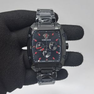 Versace Dominus Chronograph Full Black Edition Swiss Watch