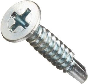 Carbon Steel Flat Head Screw, Drive Type : Phillips