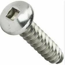 Carbon Steel Square Recess Head Screw, Drive Type : Robertson
