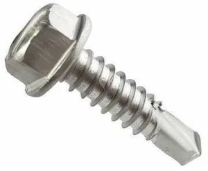 Carbon Steel Self Tapping Metal Screw, Head Type : Flat Head