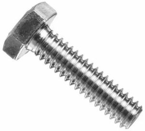 Stainless Steel Hex Head Bolt, Color : Silver