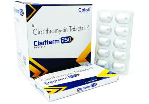 Clarithromycin 250mg Tablet, Color : White