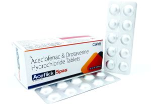 Drotaverine 80mg Aceclofenac Tablet, Medicine Type : Allopathic