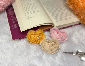 Heart Rose Mold Wax Candle, Weight : 50g Approx.