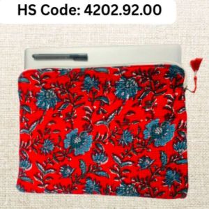 Printed Cotton Laptop Sleeve, Brand Name : Sunrise Enterprises