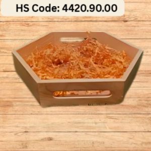 Wooden Basket with Handle, Brand Name : Sunrise Enterprises