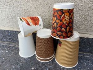 Plain & Printed Eco Friendly Disposable Paper Cup Single Wall
