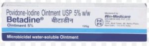 Betadine Povidone-Iodine Ointment USP 5% for Wounds, Burns