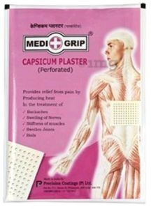 Patch Medigrip Heat Therapy Muscle Pain Capsicum Plaster