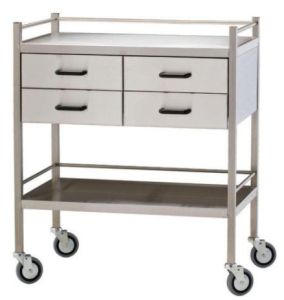 Stainless Steel Medicine Trolley