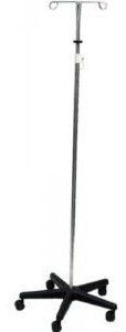 Stainless Steel Saline IV Stand