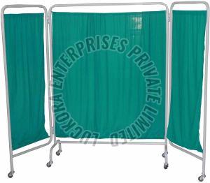 Steel 3 Fold Bed Side Screen