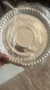 Silver Paper Thali