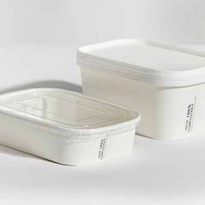 1000ml White Paper Carnival Food Box