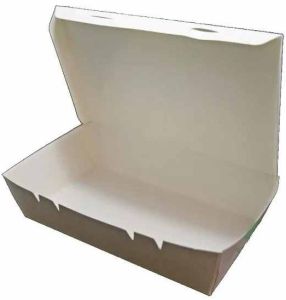 500ml White Paper Ipl Lunch Box