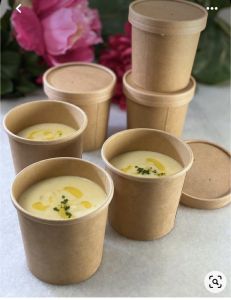 Round Kraft Paper Container