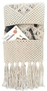 Cotton Sofa Armrest Organizer, Color : Beige for Magazines, Snacks