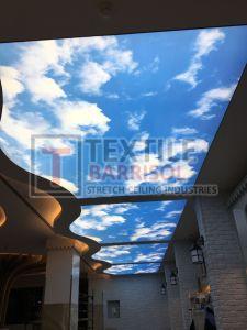 Matte Textile Barrisol Cloud Stretch Ceiling