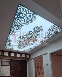 Multi Color Textile Flat Stretch Ceiling