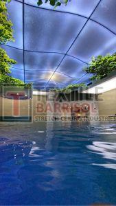 Multi Color Textile Swimming Pool Stretch Ceiling