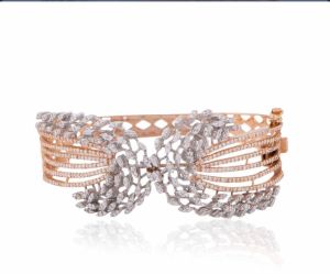 Classic Gold Diamond Infinity Bracelet