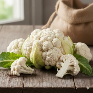Fresh Cauliflower, Packaging Size : 25-50kg Gunny Bag for Cooking