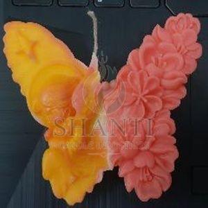 Soy Wax Butterfly Shaped Candles, Color : Multicolor