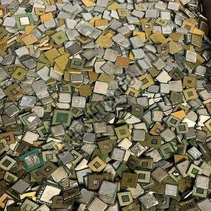 Metal ceramic cpu processor scrap, Condition : Used