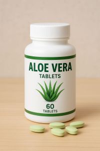Ayurvedic Aloe Vera Tablets, Packaging Type : Plastic Box