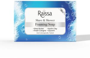 Raissa Mens Foaming Shave & Shower Soap 125g