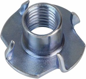 Steel Round Plain T Nut, Color : Silver, Packaging Type : Bag