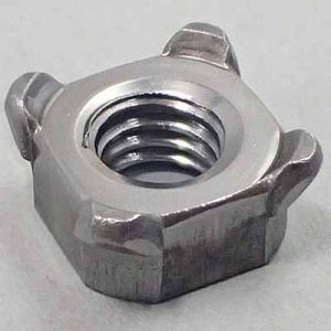 Steel Spl Square Weld Nut, Color : Silver, Packaging Type : Box