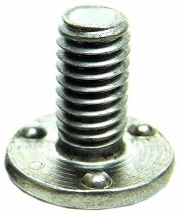 Stainless Steel Weld Screw, Color : Silver, Thread Type : Threaded