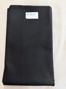 Jyoti Suitings RFD Cotton 555 Black Laffer Fabric, Design : Plain