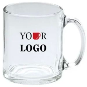 11 OZ Sublimation Clear Glass Mug for Drinking Beverages