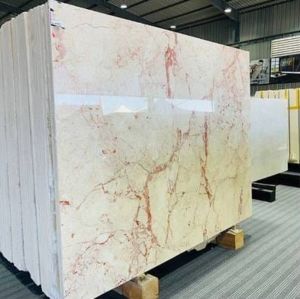 Turkish Rose Marble Slab, Color : White Standard for Construction