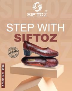 Ladies Comfort Fit Leather Belly Shoes