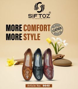 Synthetic Leather Womens Brown Perforated Belly Shoes Eu 36-41