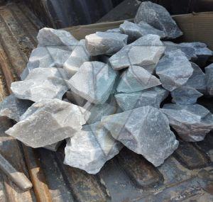 B Grade White Quartz Lumps, Color : Grey, Packaging Size : 50-100kg