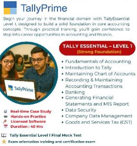 Level 1 Tally Essential Course