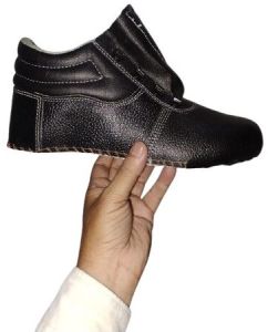 Leather Shoes Upper, Color : Black All Sizes