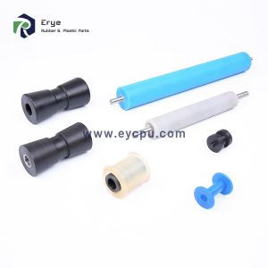 Heat Resistant Rubber Roller customized size, Brand Name : Erye