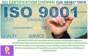 ISO 9001 Certificate Service