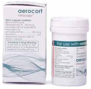 Aerocort Beclomethasone Dipropionate Levosalbutamol Rotacap