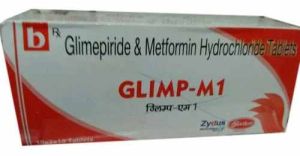 Glimp M1 Glimepiride Metformin Hydrochloride Tablet
