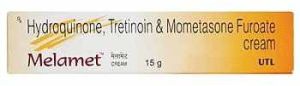 Melamet Hydroquinone Tretinoin Mometasone Furoate Cream