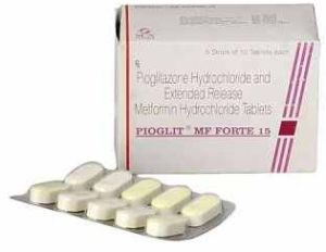 Pioglit MF Forte Pioglitazone Metformin Tablet