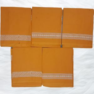 Yellow Patti Cotton Gamcha