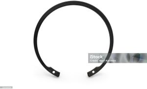 Metal External Circlip, Color : Silver for Machinery Use