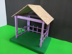 Polished MDF Christmas Kudil (Cribe), Color : blue, rawsiena